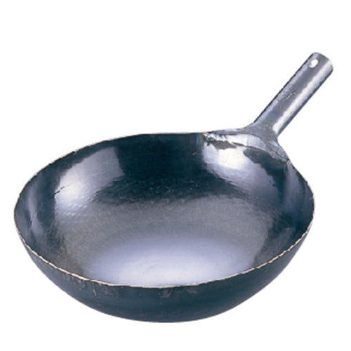 鉄　山田打出片手中華鍋　<板厚：1.6㎜>