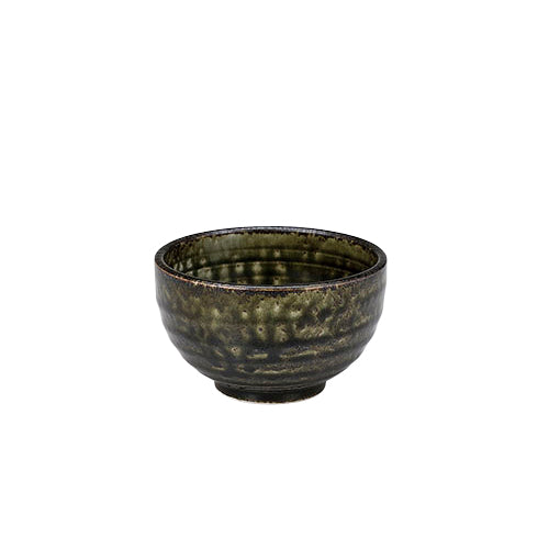 516-00497 黒織部 4寸多用丼