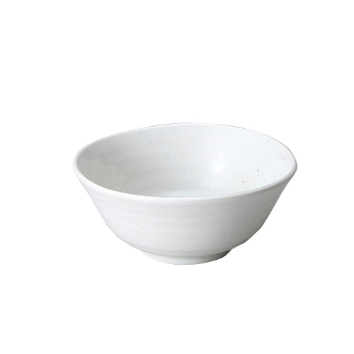 517-00035　粉引釉 4.8寸多用丼