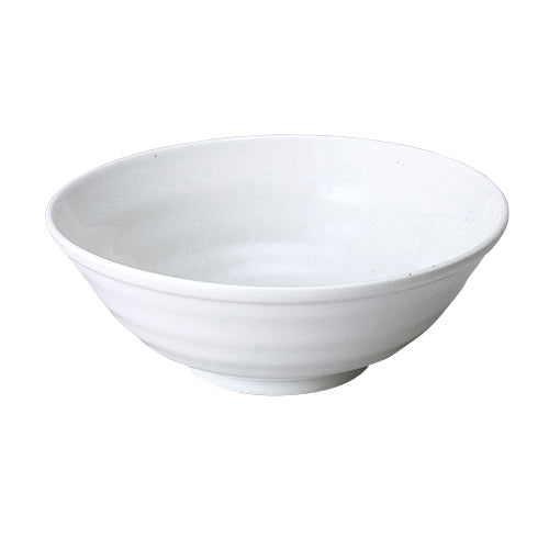 517-00036　粉引釉 6.8寸麺鉢