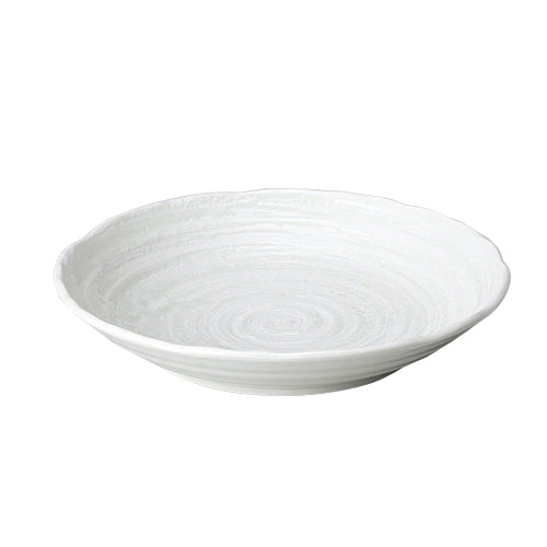517-00049　吉祥粉引 7寸深皿