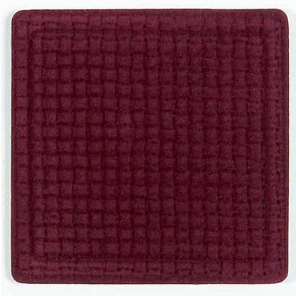 スウェードタッチ角型コースター #330<各色10枚入>