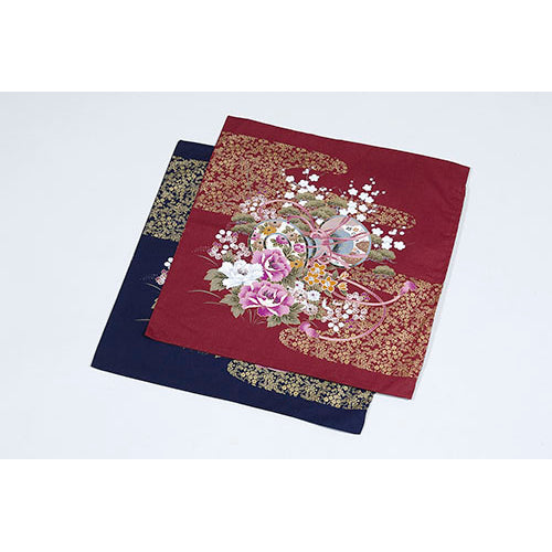 座布団カバー「鼓花絵」