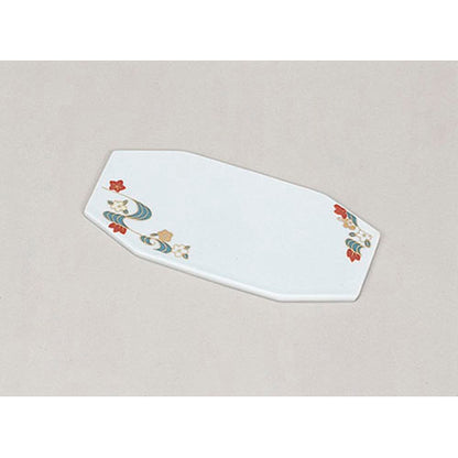 610-28047　流水長八角陶板