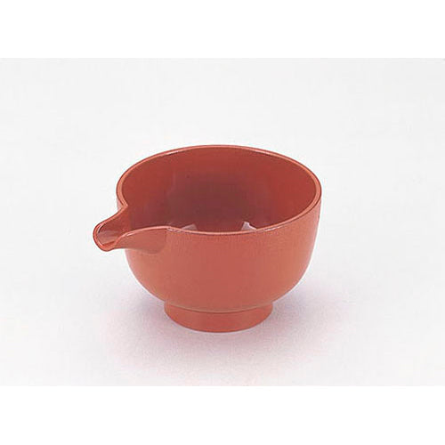 410-62011　4寸布着片口　朱
