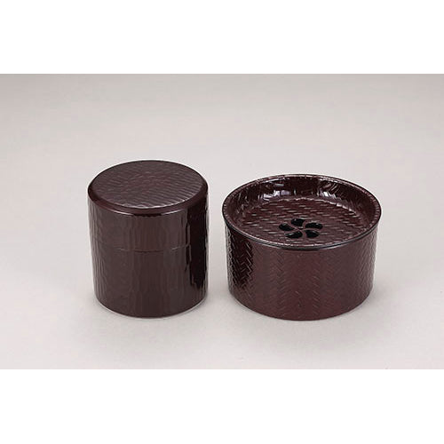 465-33014　ノミ彫茶筒　タメ