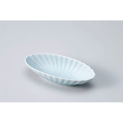 610-28024　青磁小判皿