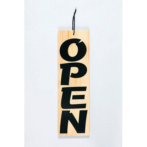 820-37008　木札　中　(表)OPEN　(裏)CLOSE